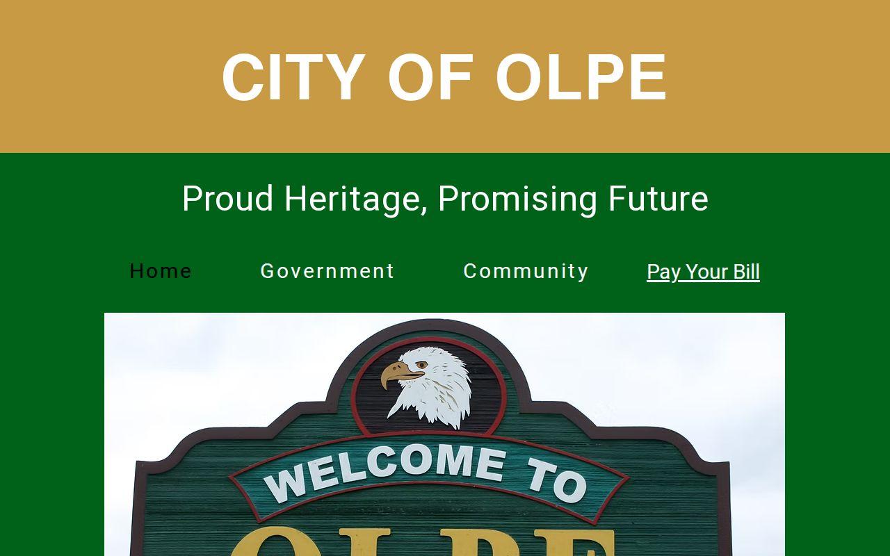 Official Olpe city contact page for municipal records in Lyon County